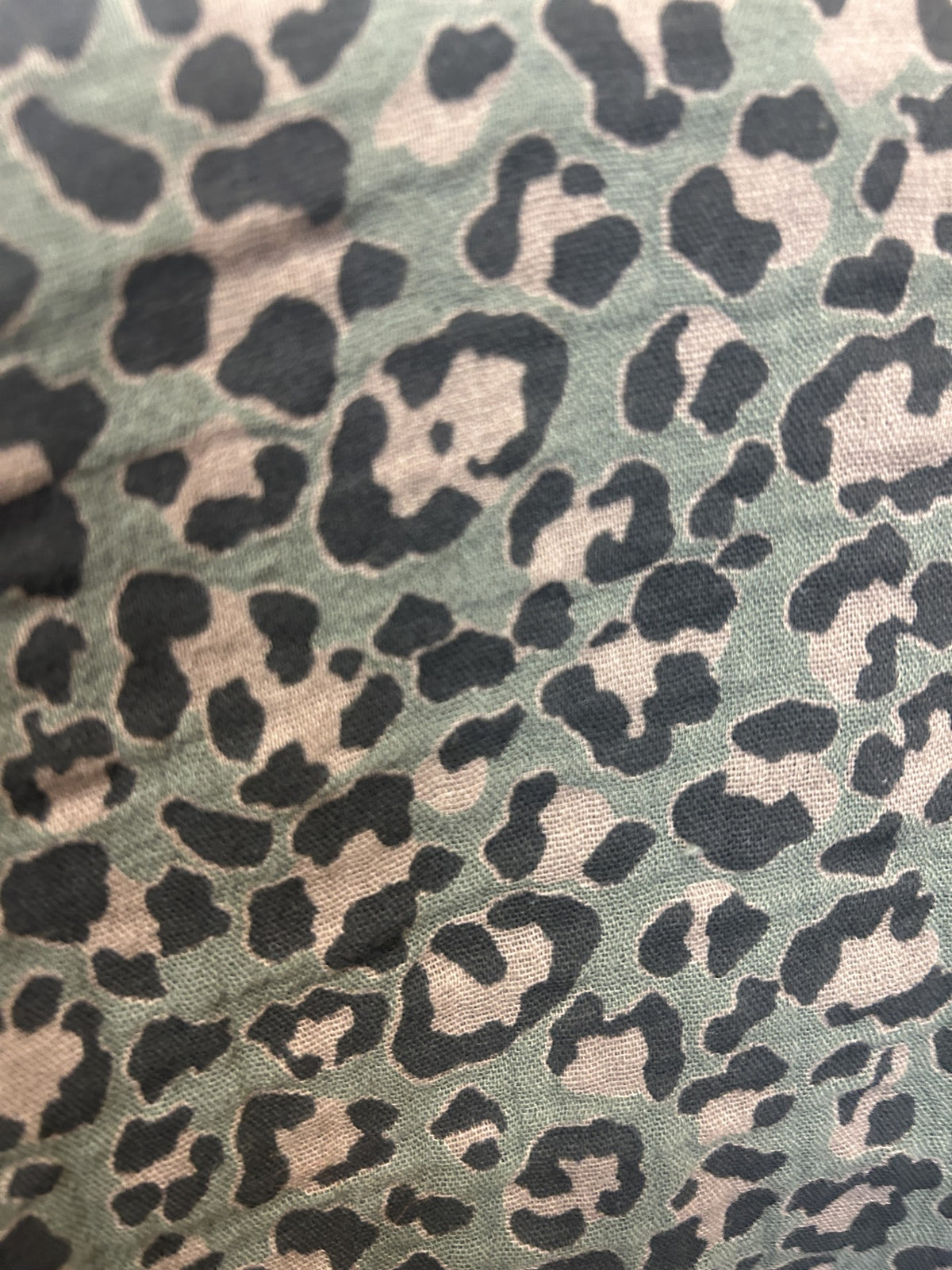 CHEMISE LEOPARD VERT