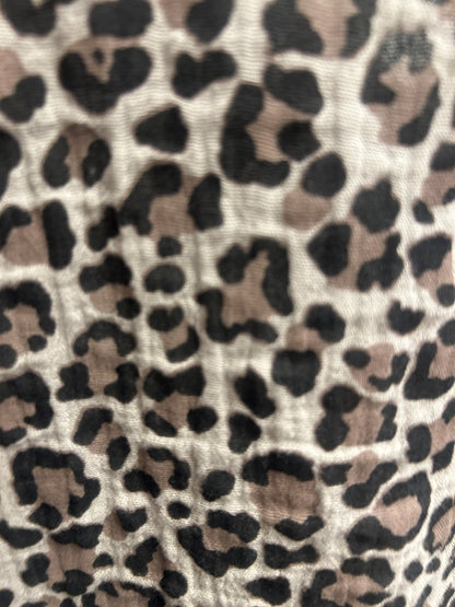 CHEMISE LEOPARD BEIGE