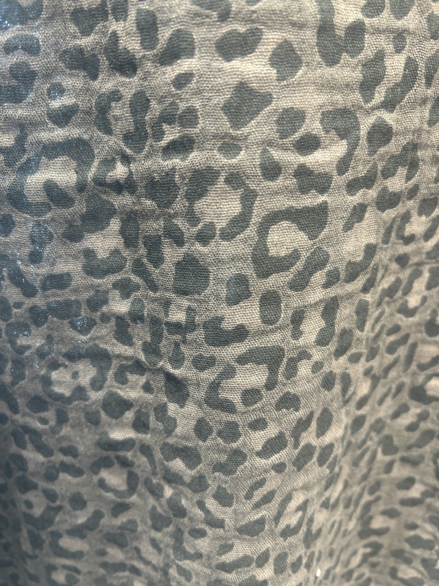 CHEMISE LEOPARD MARRON