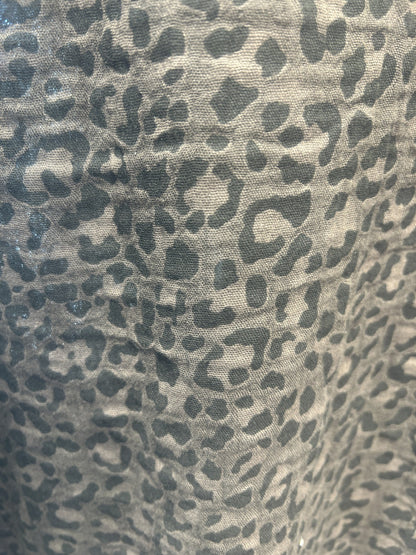 CHEMISE LEOPARD MARRON