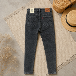 JEANS SLIM GRIS
