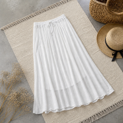 JUPE VOILE BLANCHE