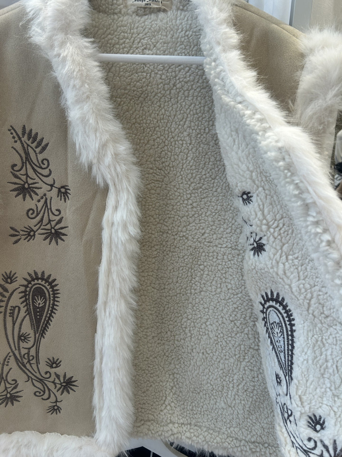 VESTE sans manche MELYA FOURRURE