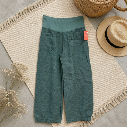 PANTALON LIN Kaki