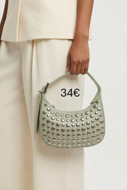 SAC A MAIN OU BANDOULIER "Disco "